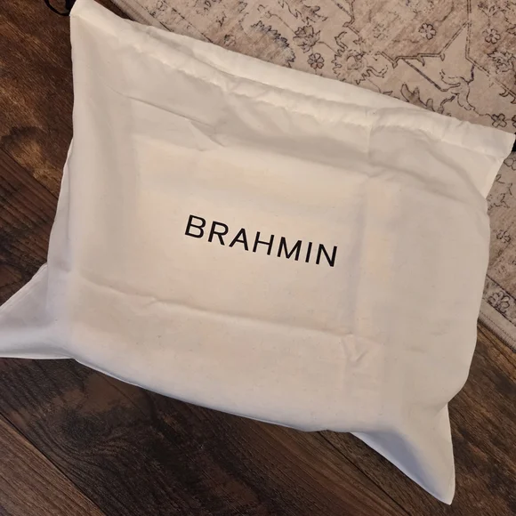 Brahmin Tan and Brown Woven Shoulder Bag - Picture 2 of 12